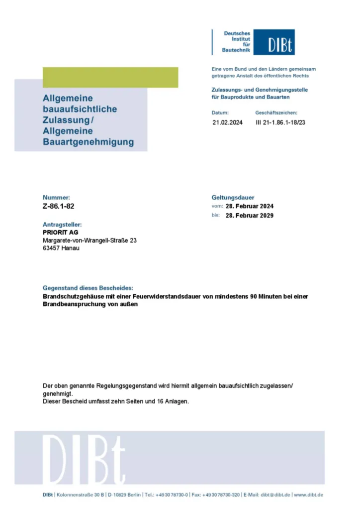 Bild Produktzertifikat de-DE 2024-03-19 | Hager Deutschland